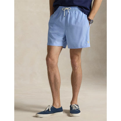 Blue - Back - Ralph Lauren Mens Traveller Swim Shorts