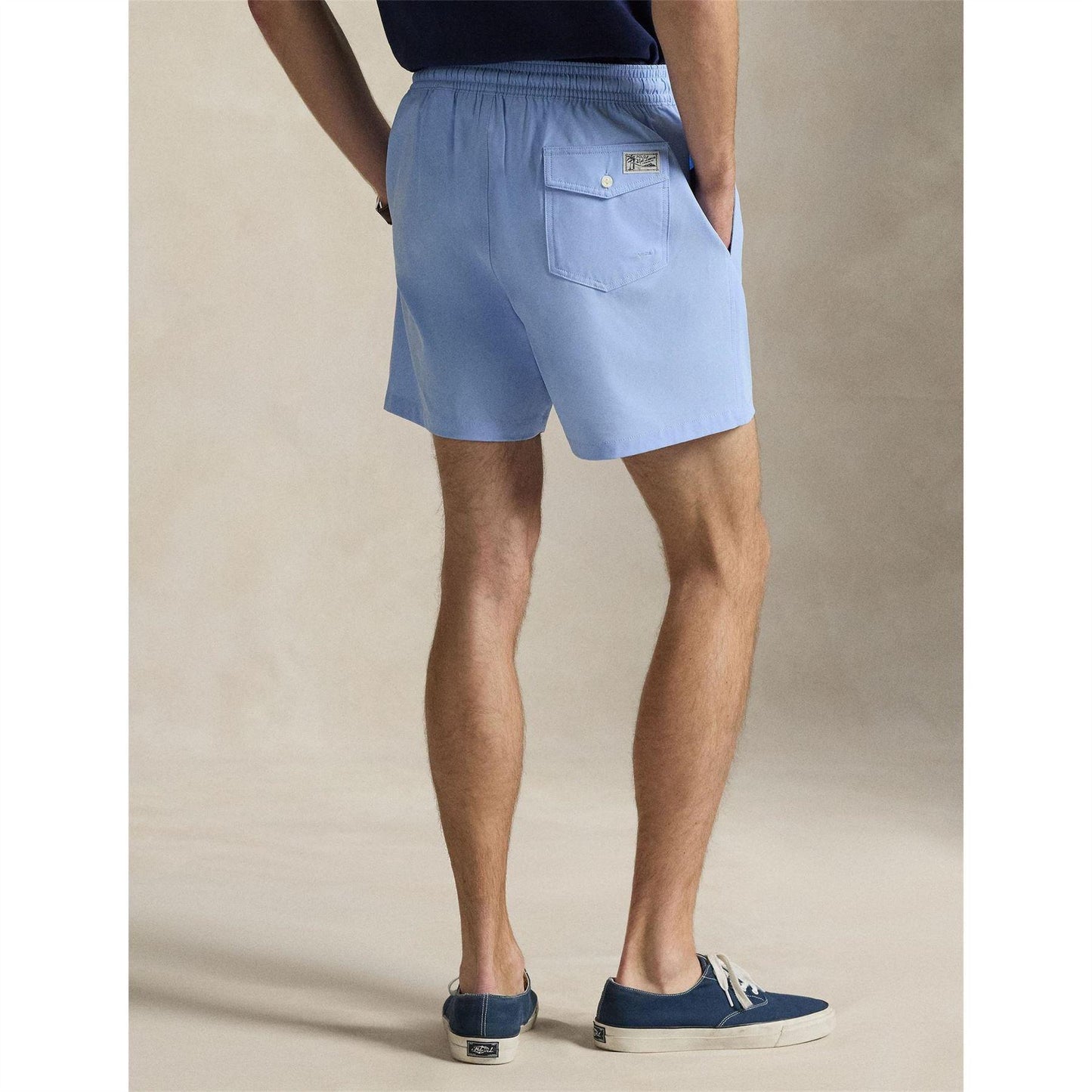 Blue - Side - Ralph Lauren Mens Traveller Swim Shorts