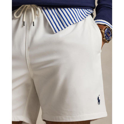 White - Pack Shot - Ralph Lauren Mens Traveller Swim Shorts