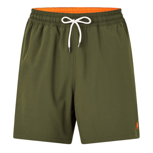 New Olive - Front - Ralph Lauren Mens Traveller Swim Shorts