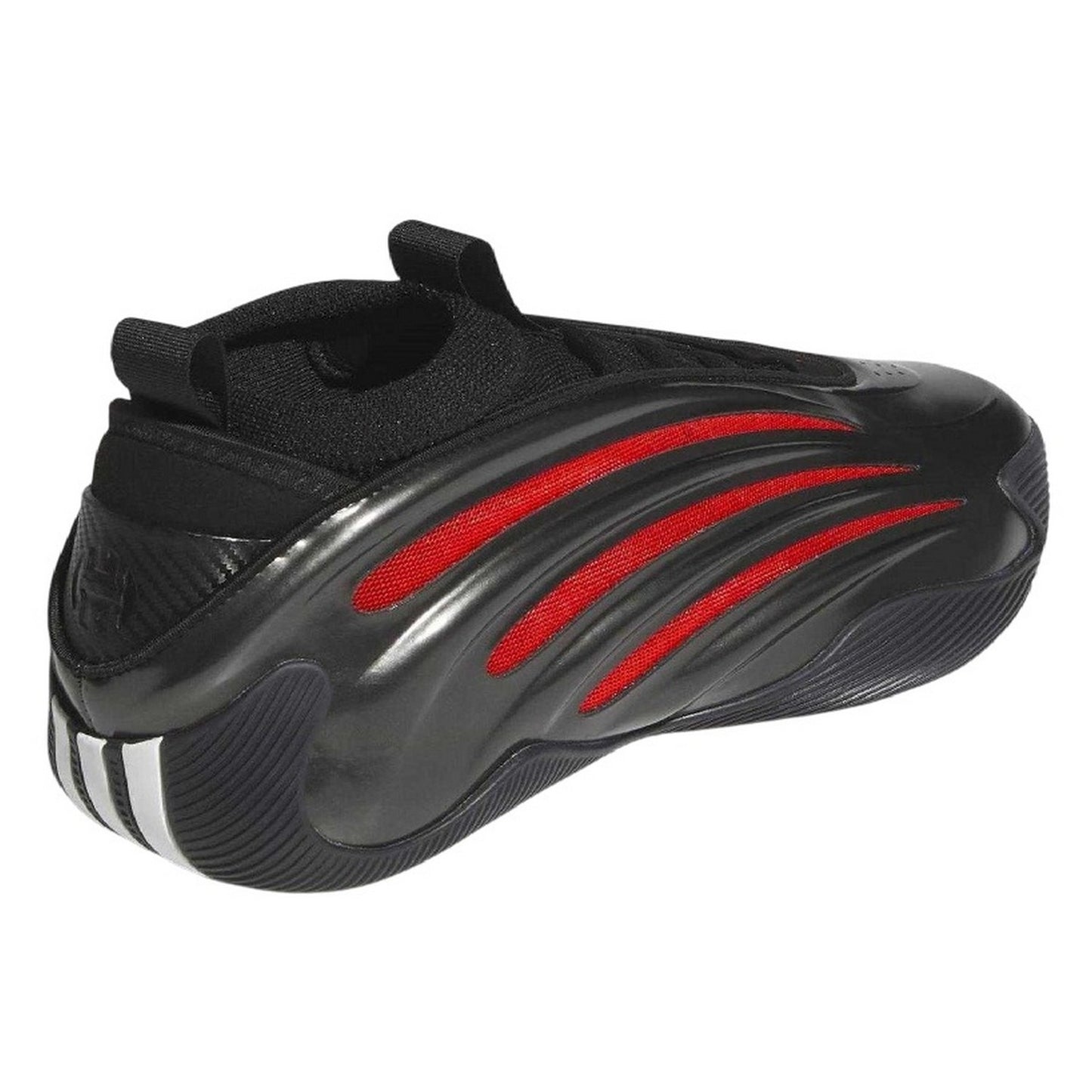 Black-Red - Back - Adidas Mens Harden Volume 9 Basketball Shoes