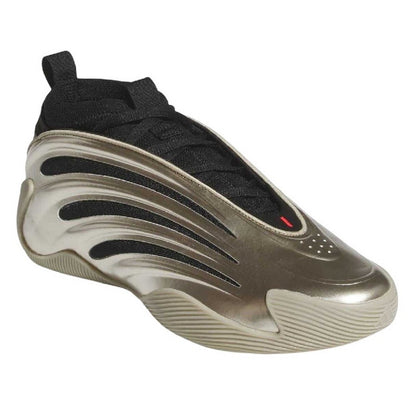 Cyberspace-Metallic - Front - Adidas Mens Harden Volume 9 Basketball Shoes