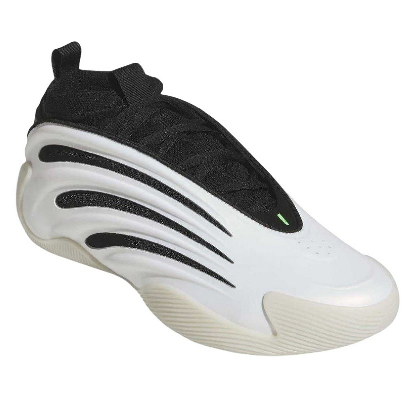 Olive-Black - Front - Adidas Mens Harden Volume 9 Basketball Shoes