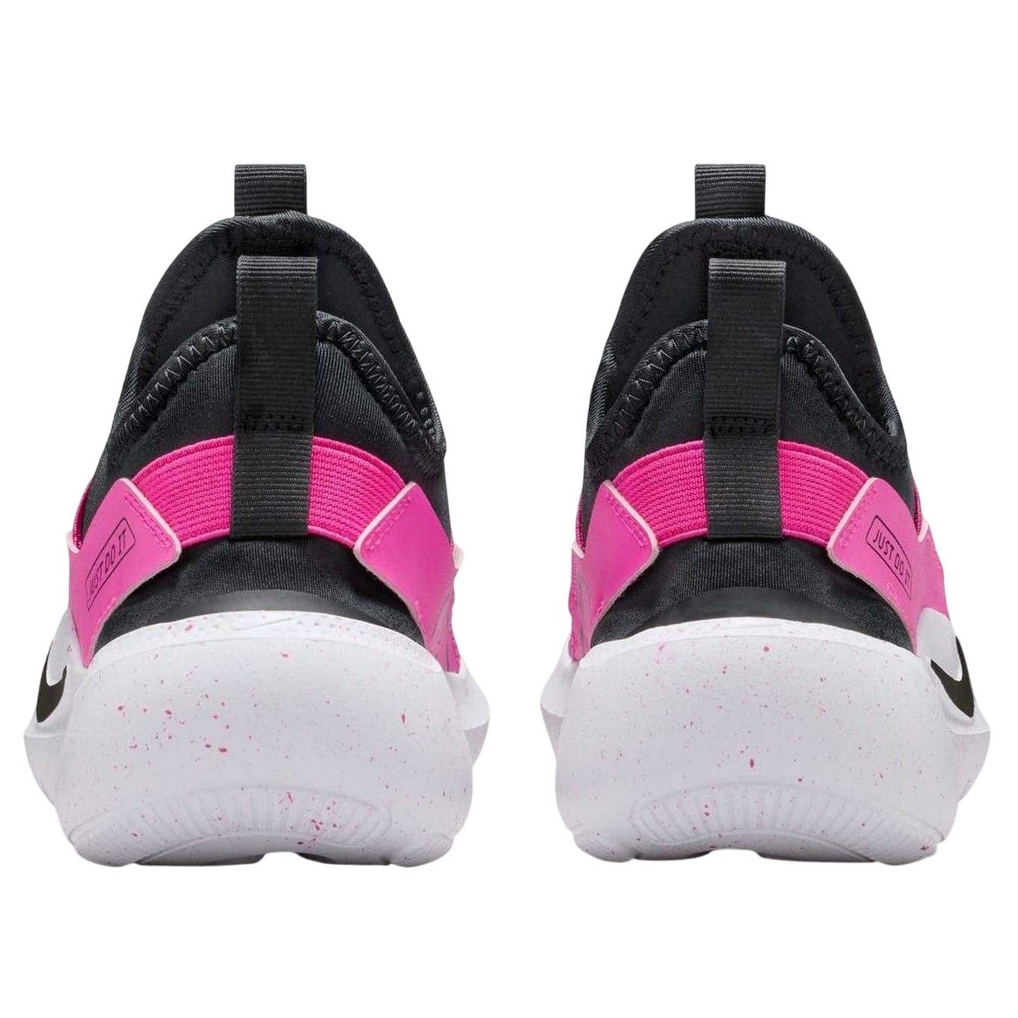 Black-Pink - Back - Nike Childrens-Kids Flex Trainers