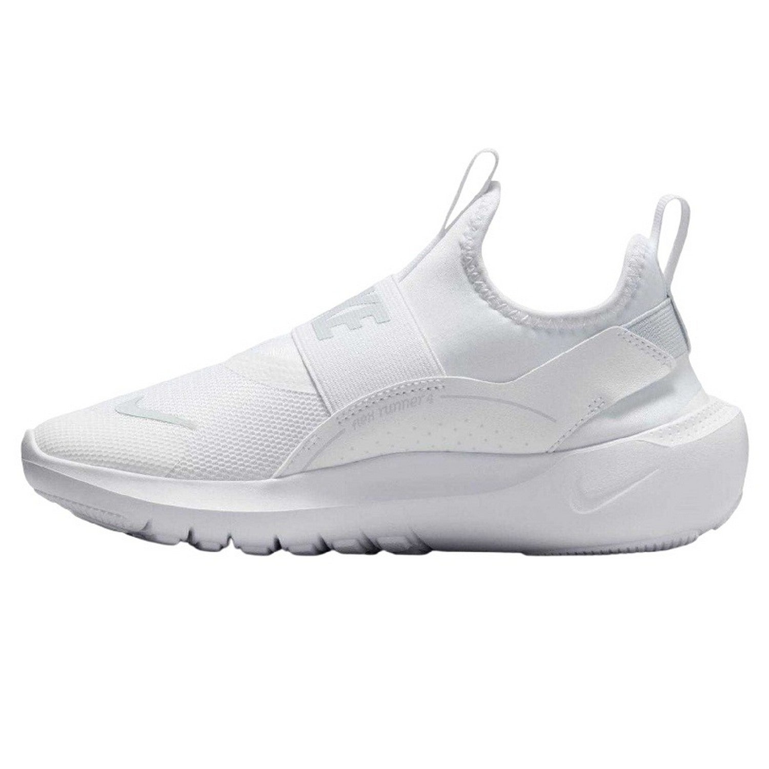 White - Side - Nike Childrens-Kids Flex Trainers