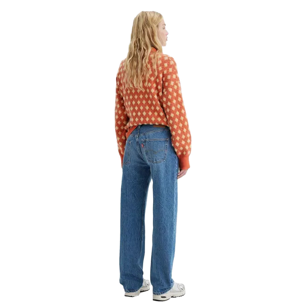 Denim - Back - Levis Womens-Ladies 501 90s Jeans