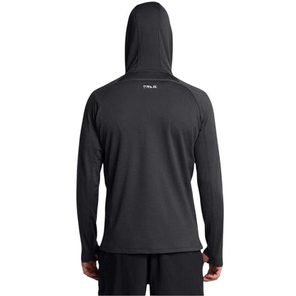Grey - Back - Under Armour Mens Trail Run Hoodie