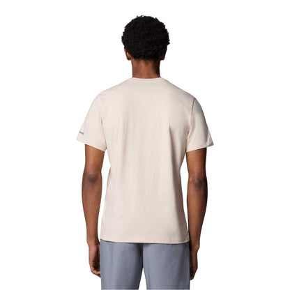 Stone - Back - Columbia Mens Path Graphic Print Crew Neck Regular T-Shirt