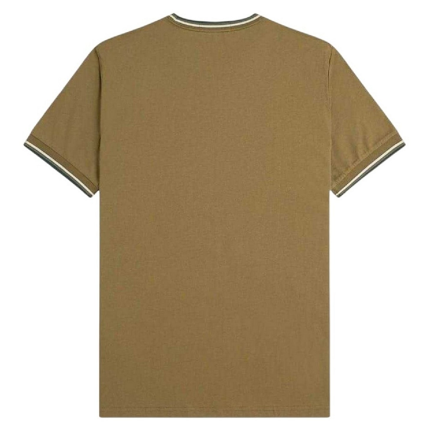 Shaded Blue - Back - Fred Perry Mens Tipped T-Shirt