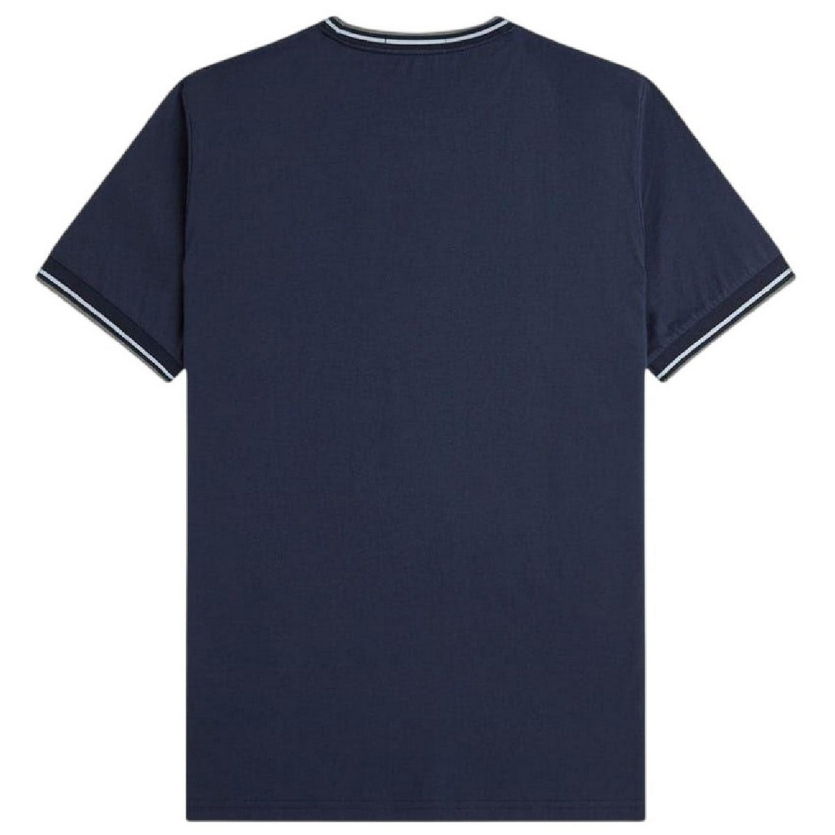 Airforce Blue - Back - Fred Perry Mens Tipped T-Shirt