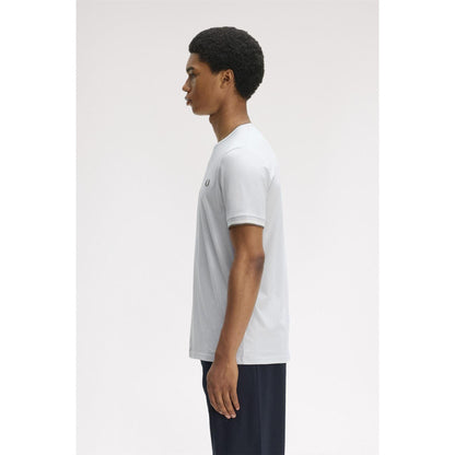 Dusky Blue - Lifestyle - Fred Perry Mens Tipped T-Shirt