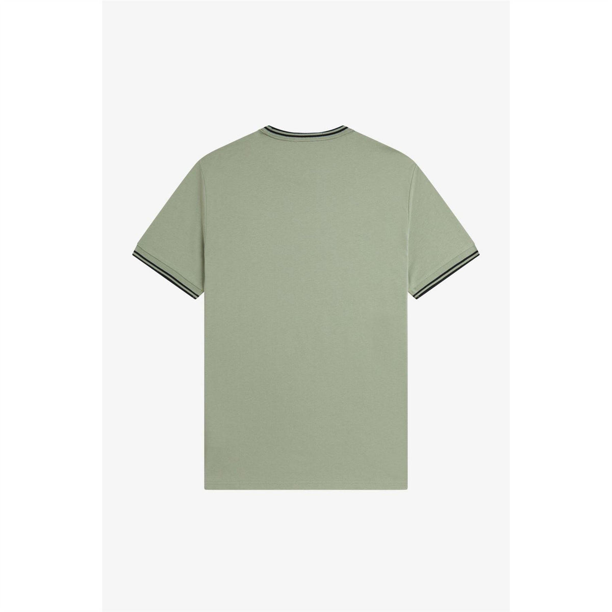 Seagrass - Back - Fred Perry Mens Tipped T-Shirt