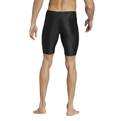 Black - Back - Adidas Mens Solid Swimwear