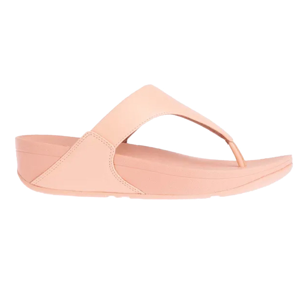 Blush - Back - FitFlop Womens-Ladies Lulu Leather Flip Flops