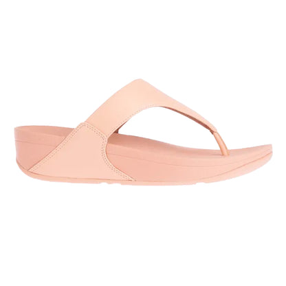 Blush - Back - FitFlop Womens-Ladies Lulu Leather Flip Flops