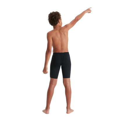Black - Back - Speedo Boys Endurance Jammer Shorts