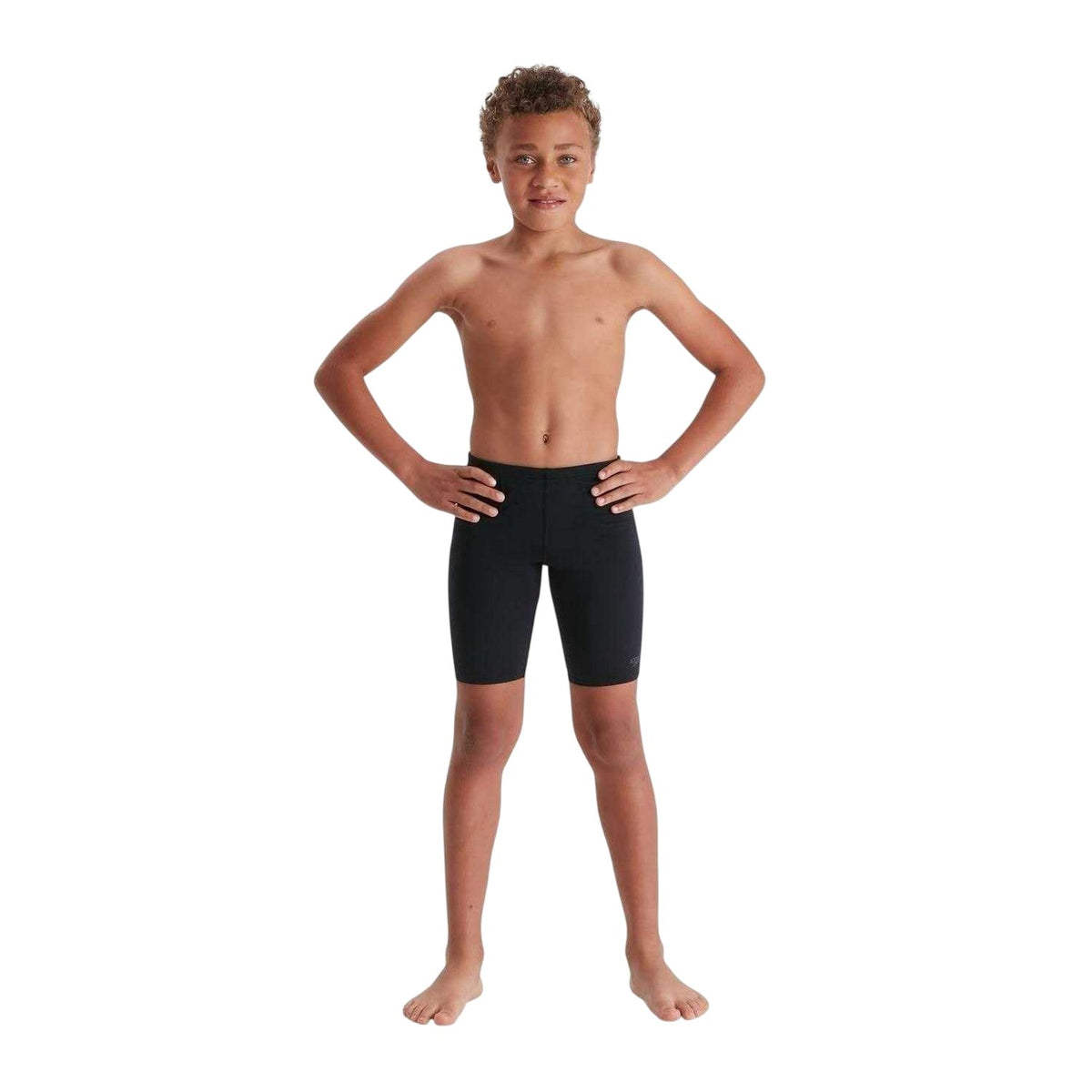 Black - Side - Speedo Boys Endurance Jammer Shorts