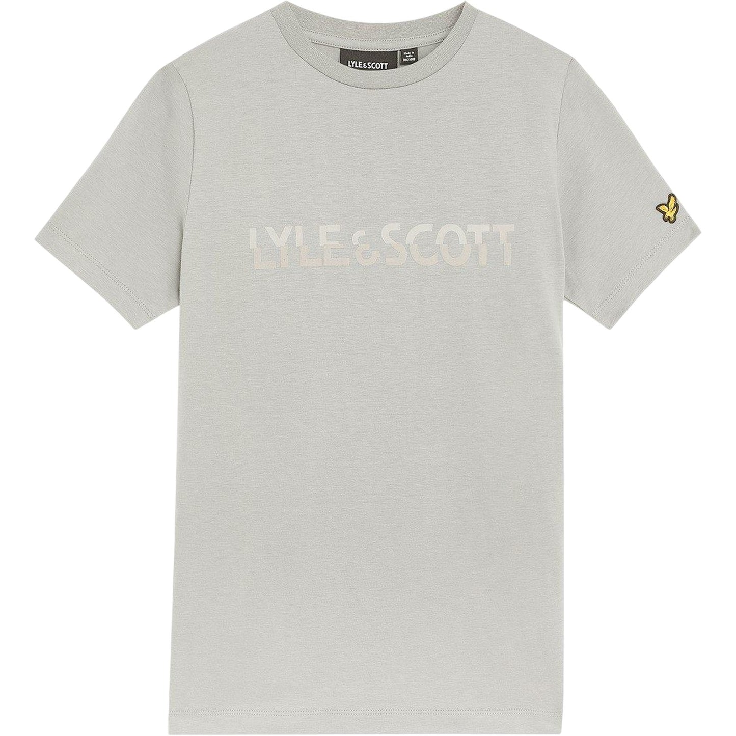 Sharkskin - Front - Lyle & Scott Childrens-Kids Logo Cotton T-Shirt