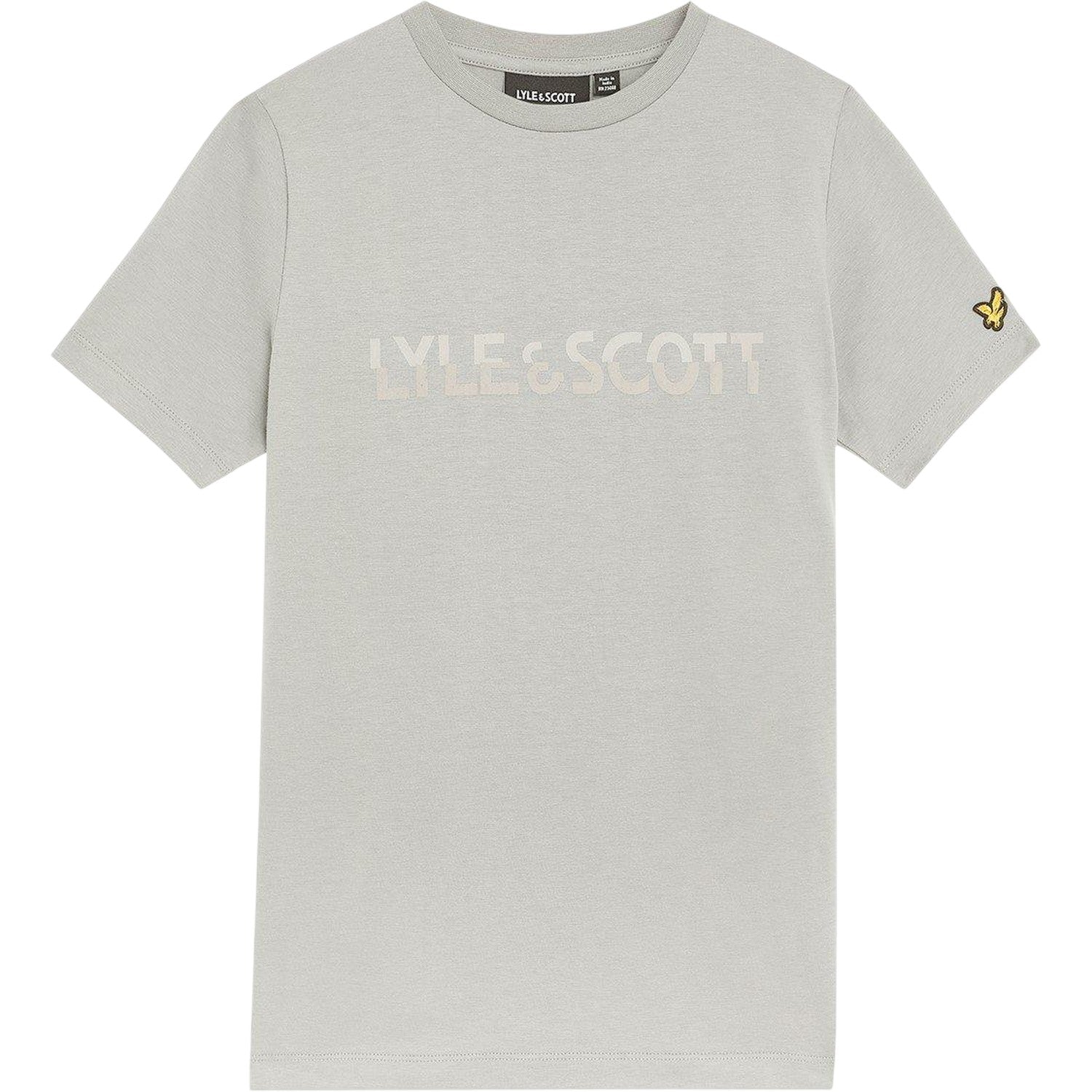Sharkskin - Front - Lyle & Scott Childrens-Kids Logo Cotton T-Shirt