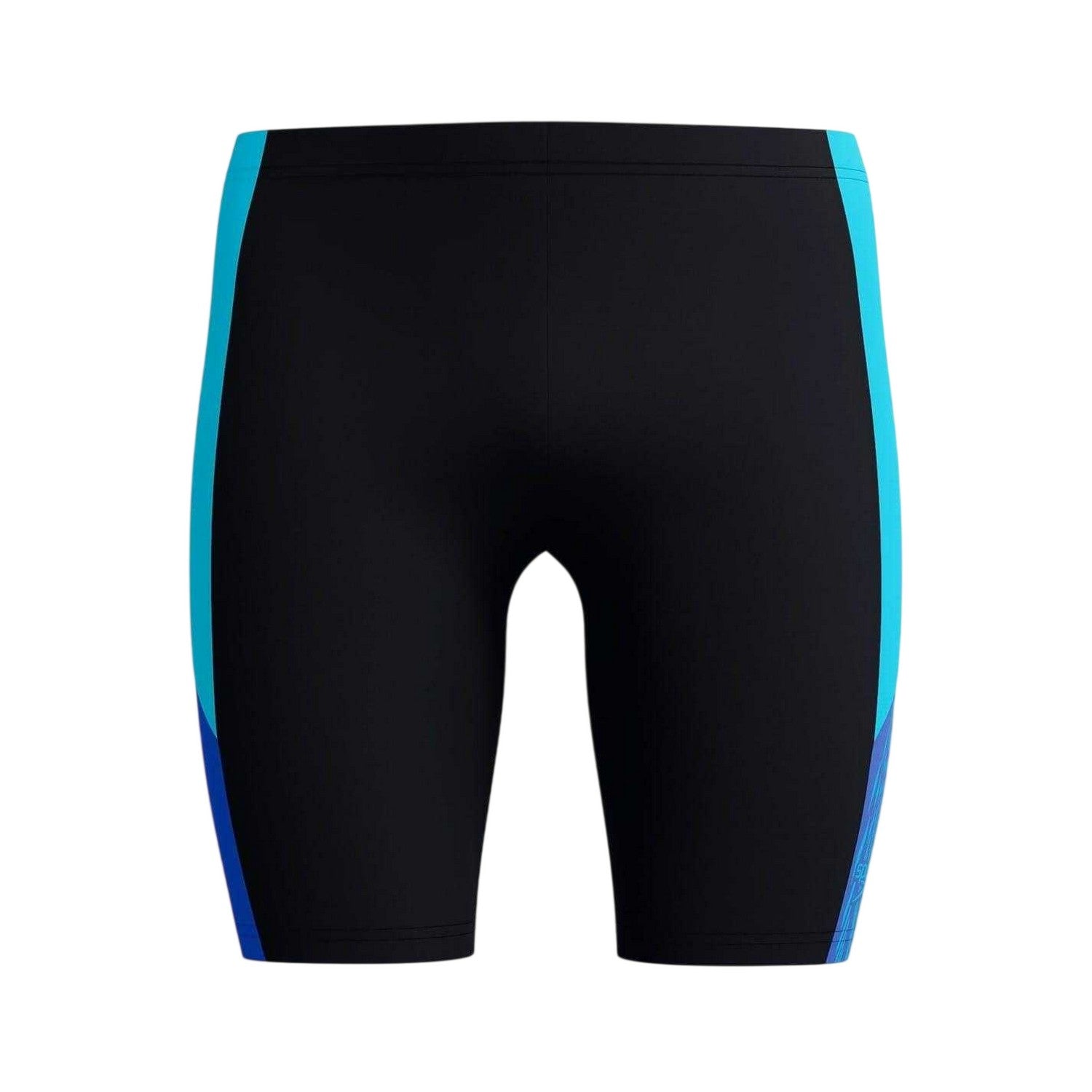 Black-Cobalt - Front - Speedo Mens Colour Block Jammer Shorts