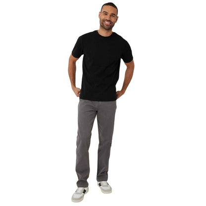 Black - Side - Threadbare Mens Ottoman T-Shirt