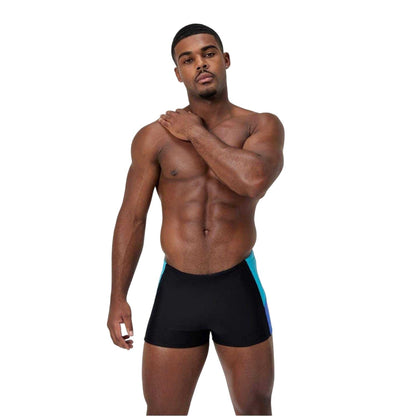 Cobalt - Side - Speedo Mens Dive Aquashort Colour Block Jammer Shorts
