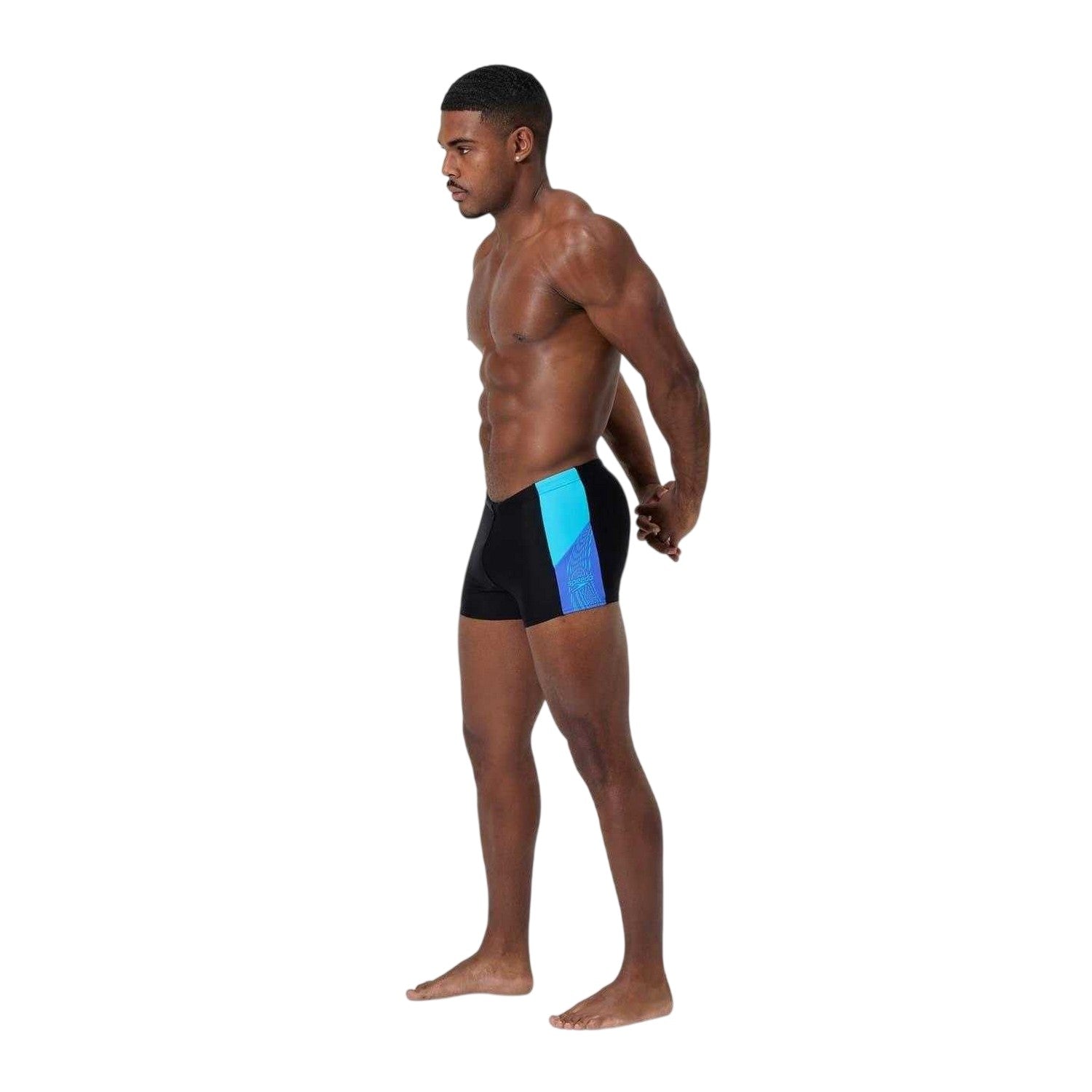 Cobalt - Pack Shot - Speedo Mens Dive Aquashort Colour Block Jammer Shorts