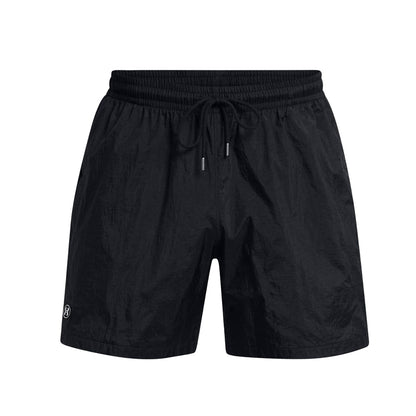 Black - Front - Under Armour Mens Icon Crinkled Volleyball Shorts