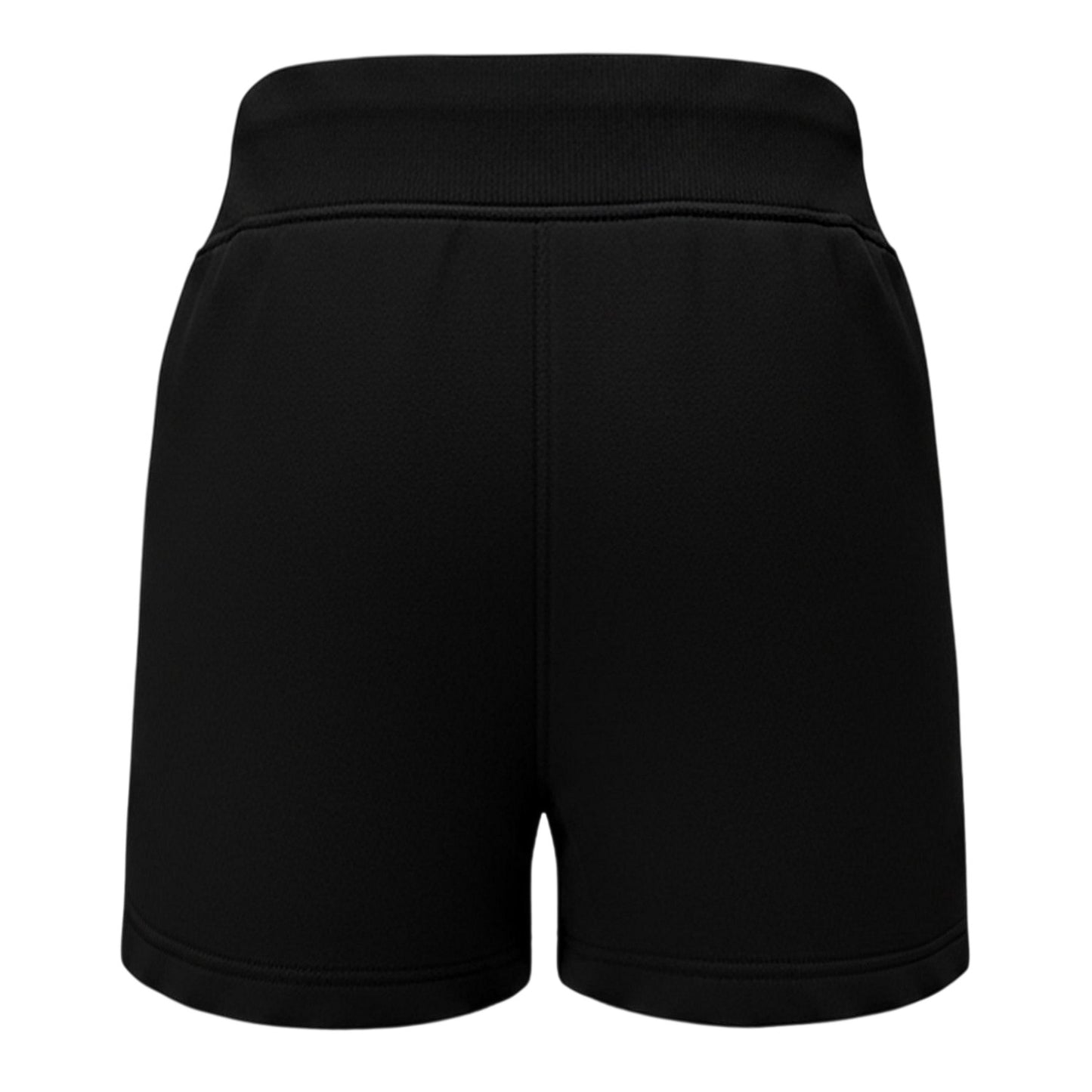 Black - Back - USA Pro Womens-Ladies Fleece Regular Shorts