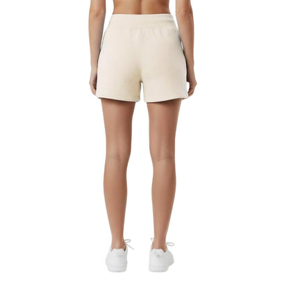 Cream - Side - USA Pro Womens-Ladies Fleece Regular Shorts