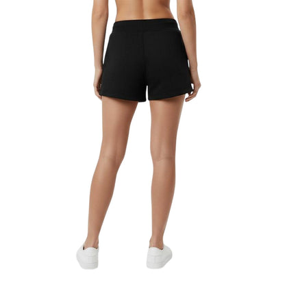 Black - Side - USA Pro Womens-Ladies Fleece Regular Shorts
