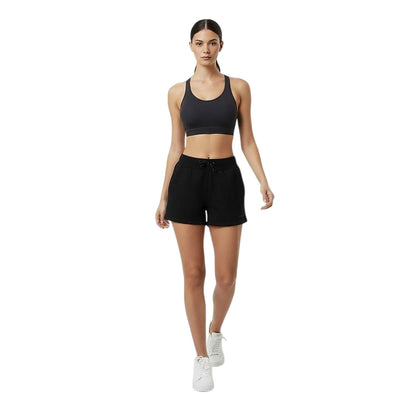 Black - Lifestyle - USA Pro Womens-Ladies Fleece Regular Shorts