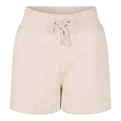 Cream - Front - USA Pro Womens-Ladies Fleece Regular Shorts