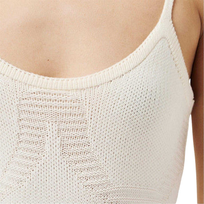 Cream - Side - Missy Empire Womens-Ladies Thick Knit Unitard