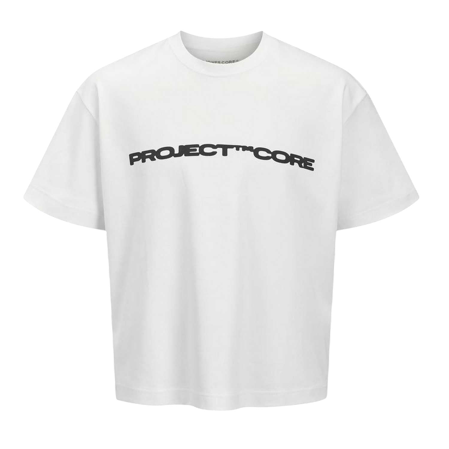 Bright White - Front - Jack And Jones Mens Project Core T-Shirt