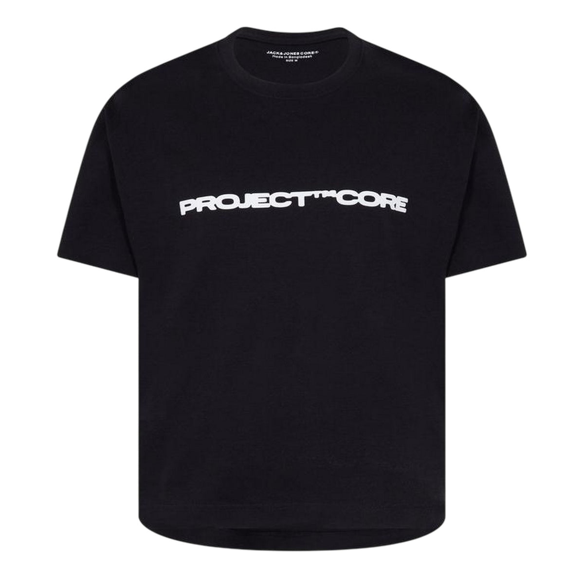 Black - Front - Jack And Jones Mens Project Core T-Shirt