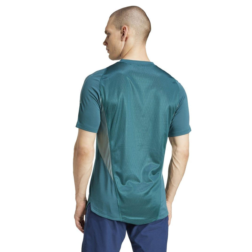 Green - Back - Lacoste Mens 2023-24 European Arsenal FC Training Jersey