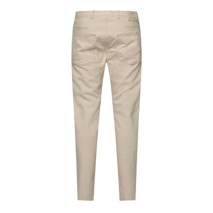 Cream - Back - Replay Mens Chinos
