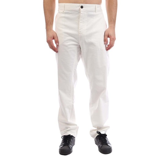 Natural - Front - Boss Mens Cotton Chinos