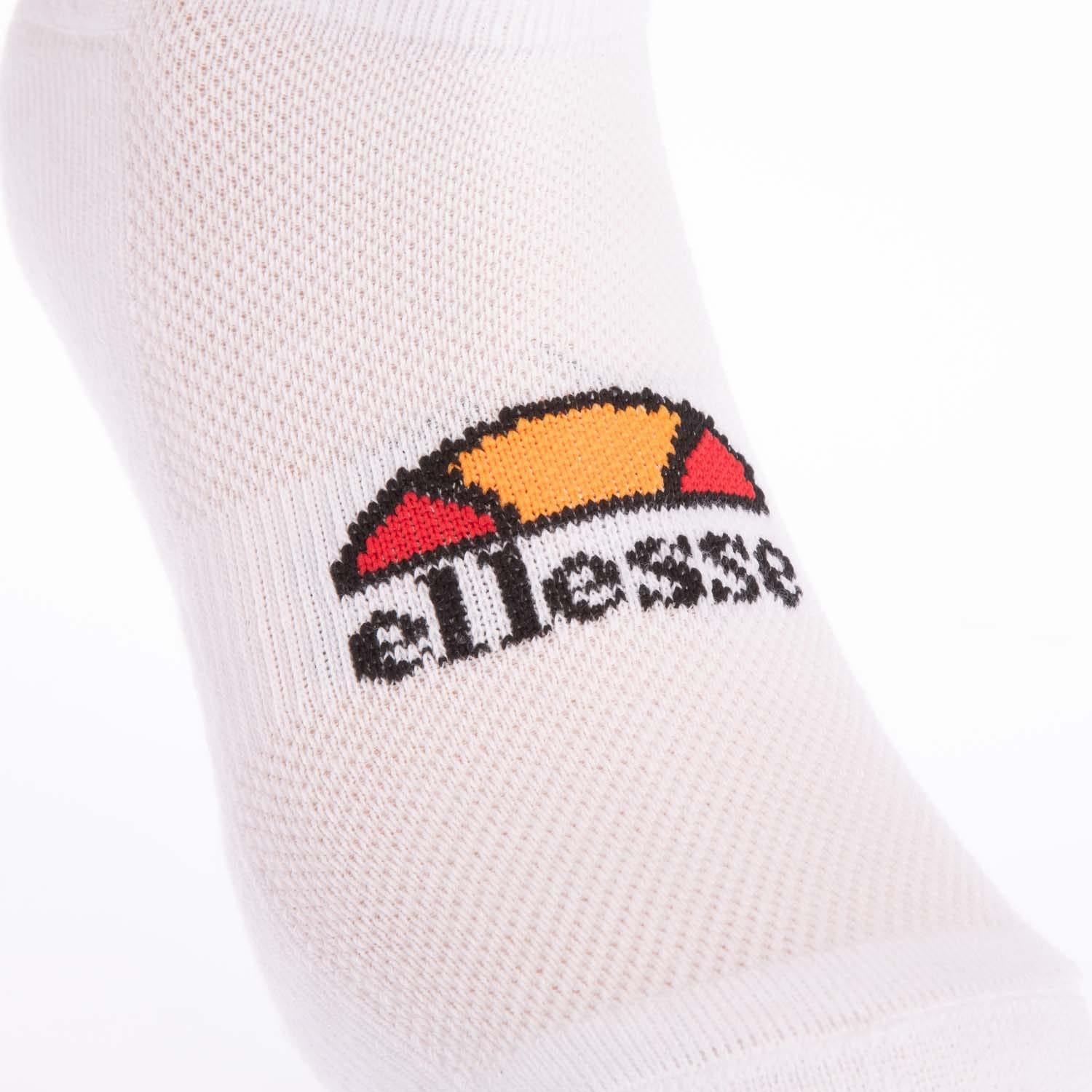 White - Back - Ellesse Unisex Adult Rebi Trainer Socks