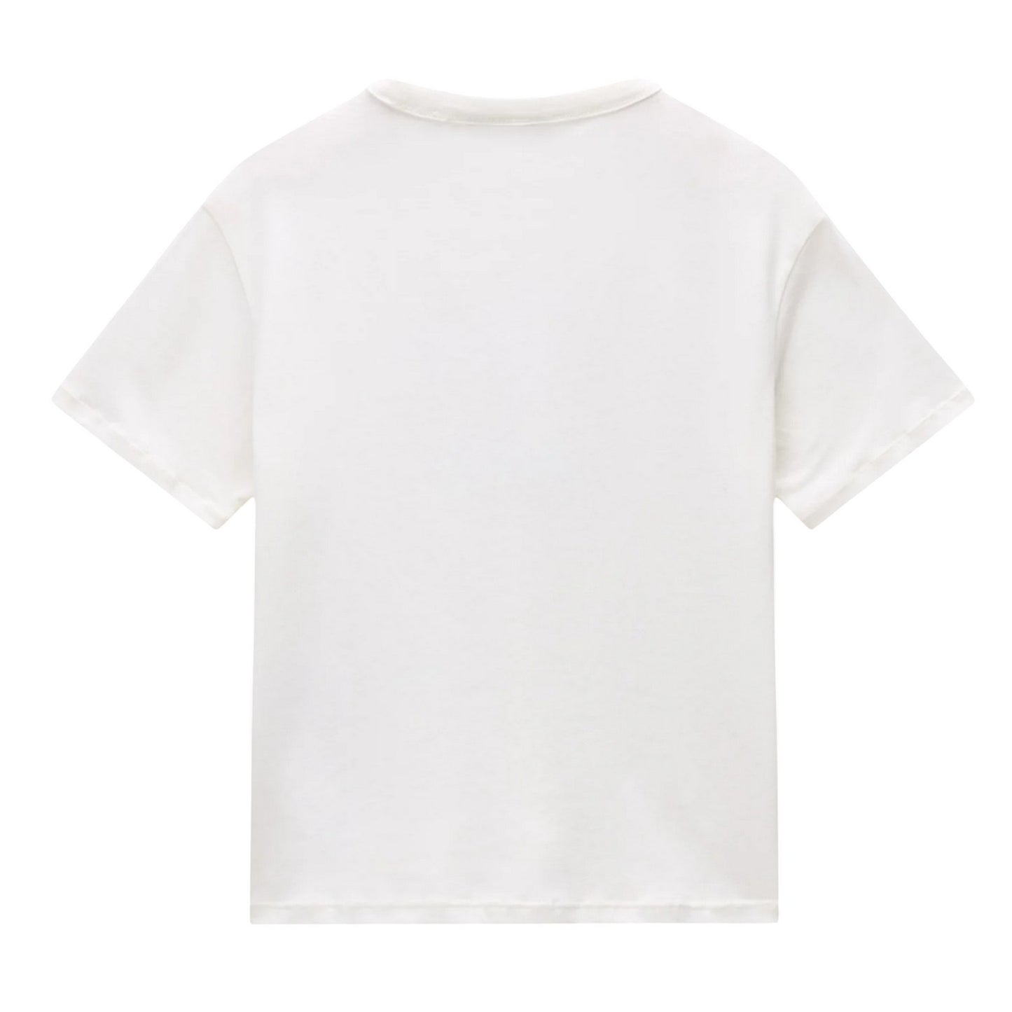 White-Red - Back - Napapijri Childrens-Kids Adige Flag Crew Neck T-Shirt