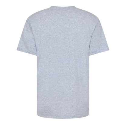 Silver-Green - Back - Lacoste Mens Crocodile Print Cotton Regular T-Shirt