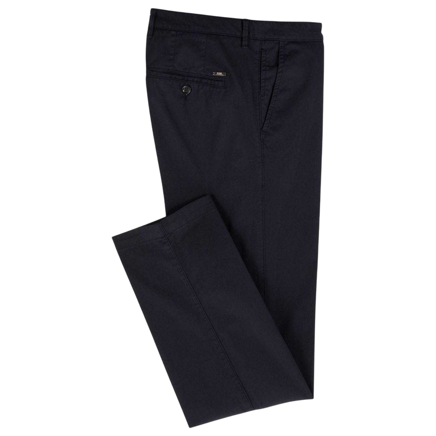 Dark Blue - Side - Boss Mens Chinos