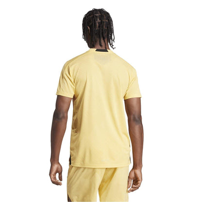 Yellow - Back - Adidas Mens Heat.Rdy Technology Slim T-Shirt