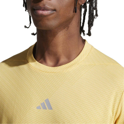 Yellow - Lifestyle - Adidas Mens Heat.Rdy Technology Slim T-Shirt