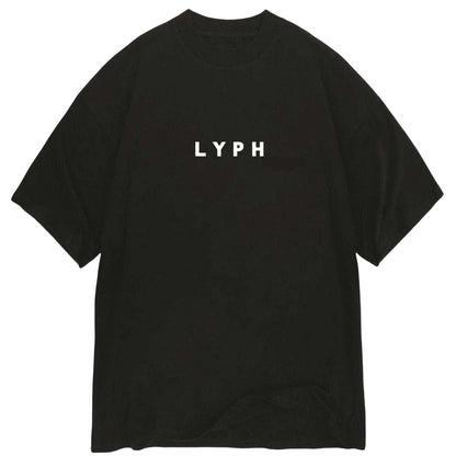 Black - Front - LY Unisex Adult Empty T-Shirt