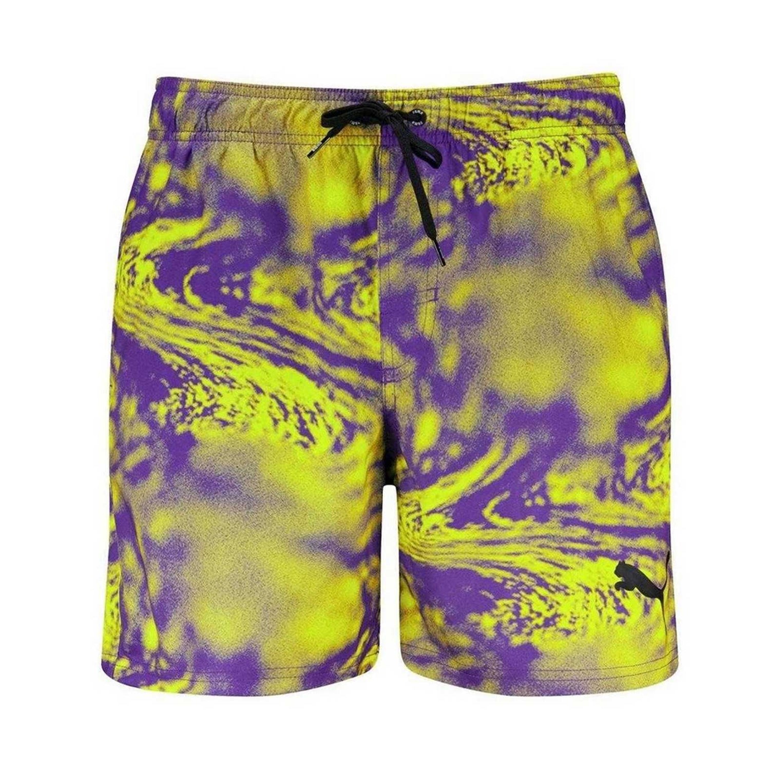 Violet Purple - Front - Puma Boys Printed Quick Dry Swim Shorts