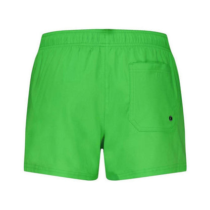 Green - Back - Puma Mens Logo Swim Shorts