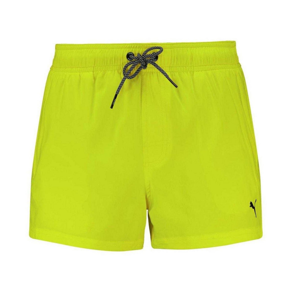 Yellow - Front - Puma Mens Logo Swim Shorts