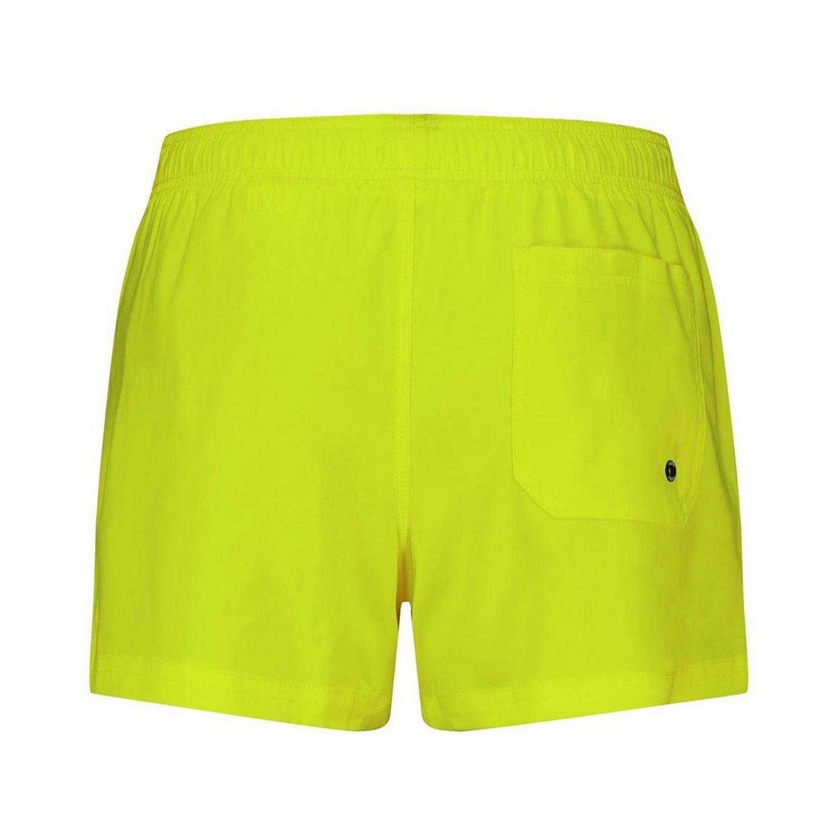 Yellow - Back - Puma Mens Logo Swim Shorts
